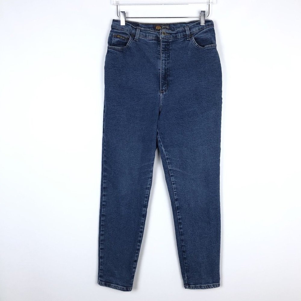 Vintage 90s Route 66 High Waist Tapered Straight Leg Jeans Stretch Mom